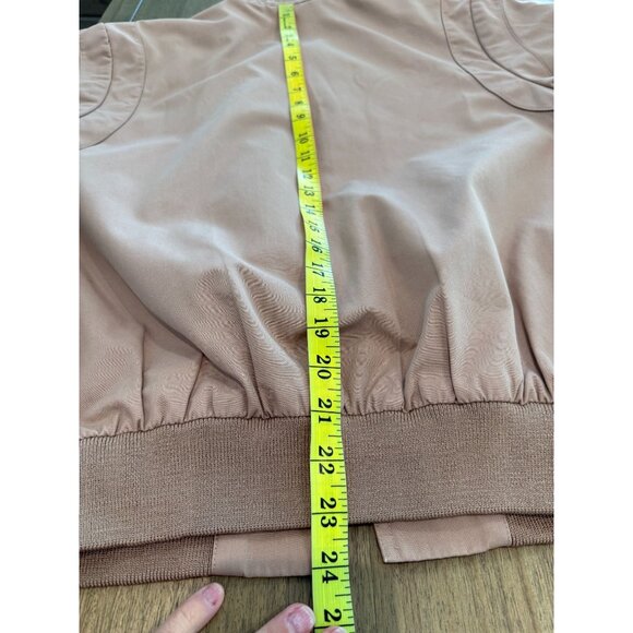 Vintage 80's London Fog Dusty Rose Bomber Jacket, size 12 - Picture 13 of 13